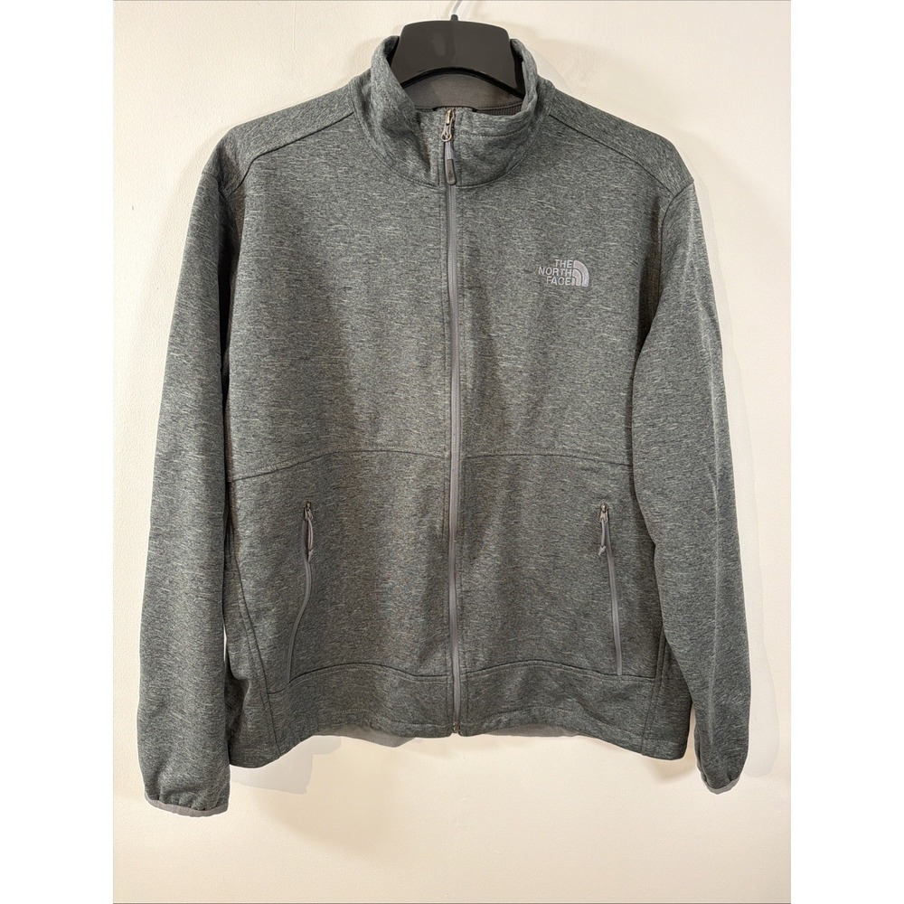 The North Face Jacket Mens XL Dark Grey Full Zip High Neck Apex Lined Coat